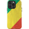 Republic of the Congo Flag Distressed iPhone 15 Pro Impact Case